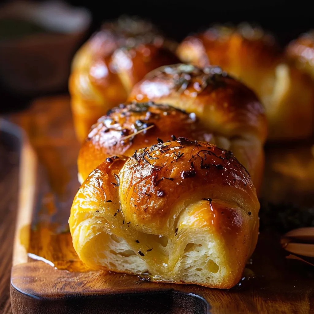 Brioches Moelleuses au Beurre et Sauge