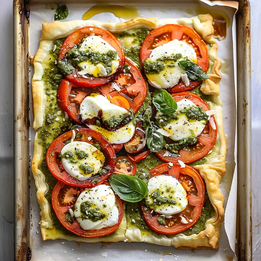 Caprese au Pesto - Ultra Facile et Gourmand