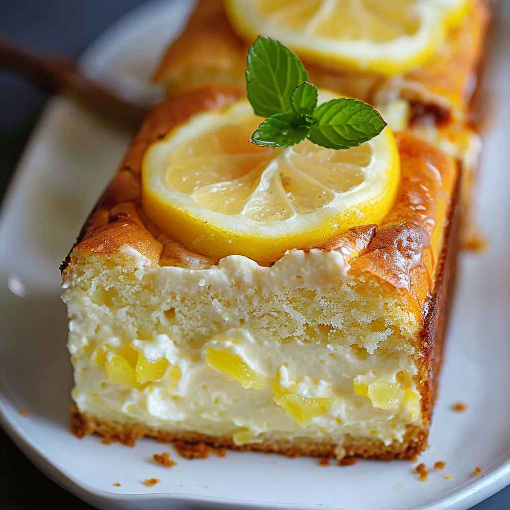 Moelleux au Citron et Fromage Frais