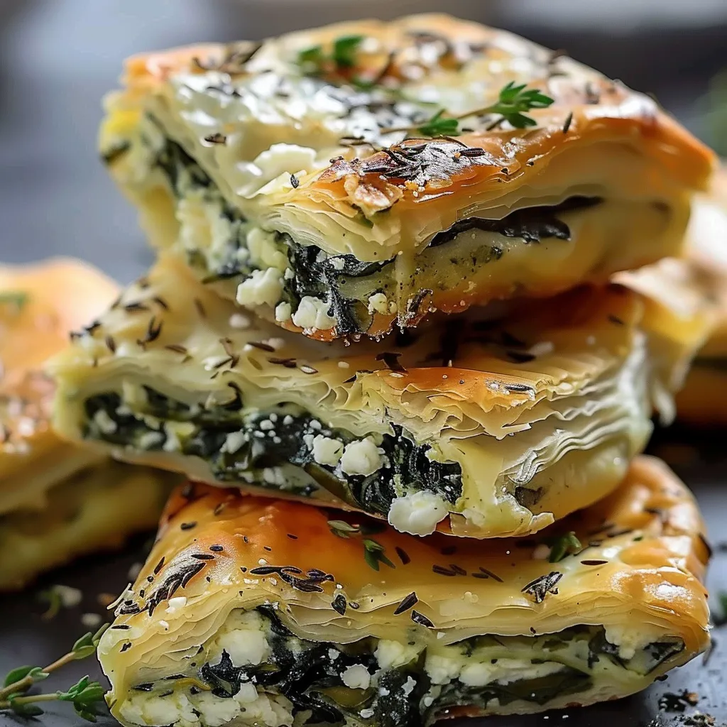 Biscuits Spanakopita - Apéro Grec Léger et Facile