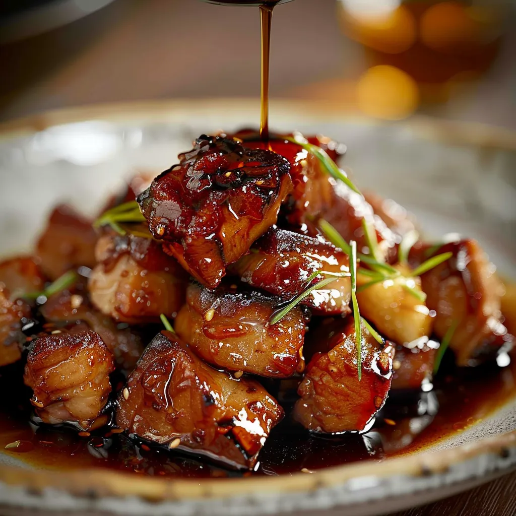 Porc Caramélisé et Gingembre