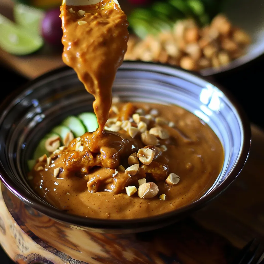 Sauce Satay maison façon thaïlandaise ultra simple