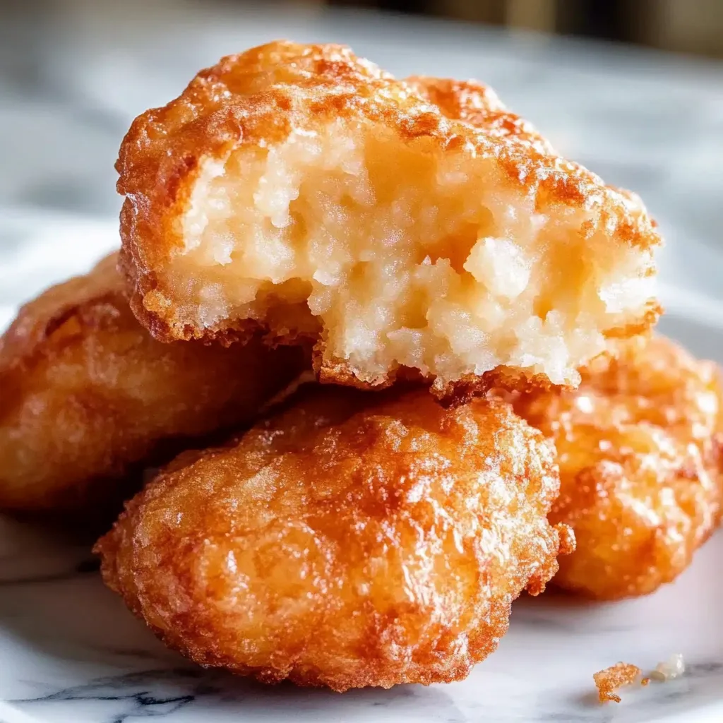 Délicieux beignets dorés