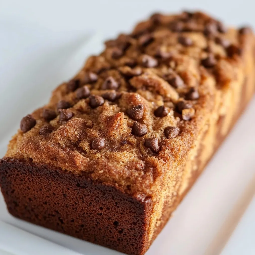 Cake Snickerdoodle moelleux aux pépites de cannelle