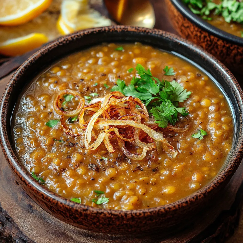Délicieuse Soupe Persane aux Lentilles