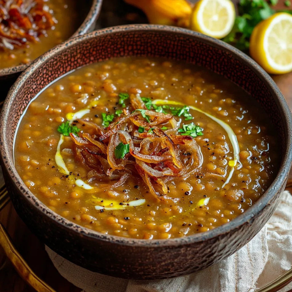 Adasi, Soupe Iranienne aux Lentilles, Super Simple et Délicieuse