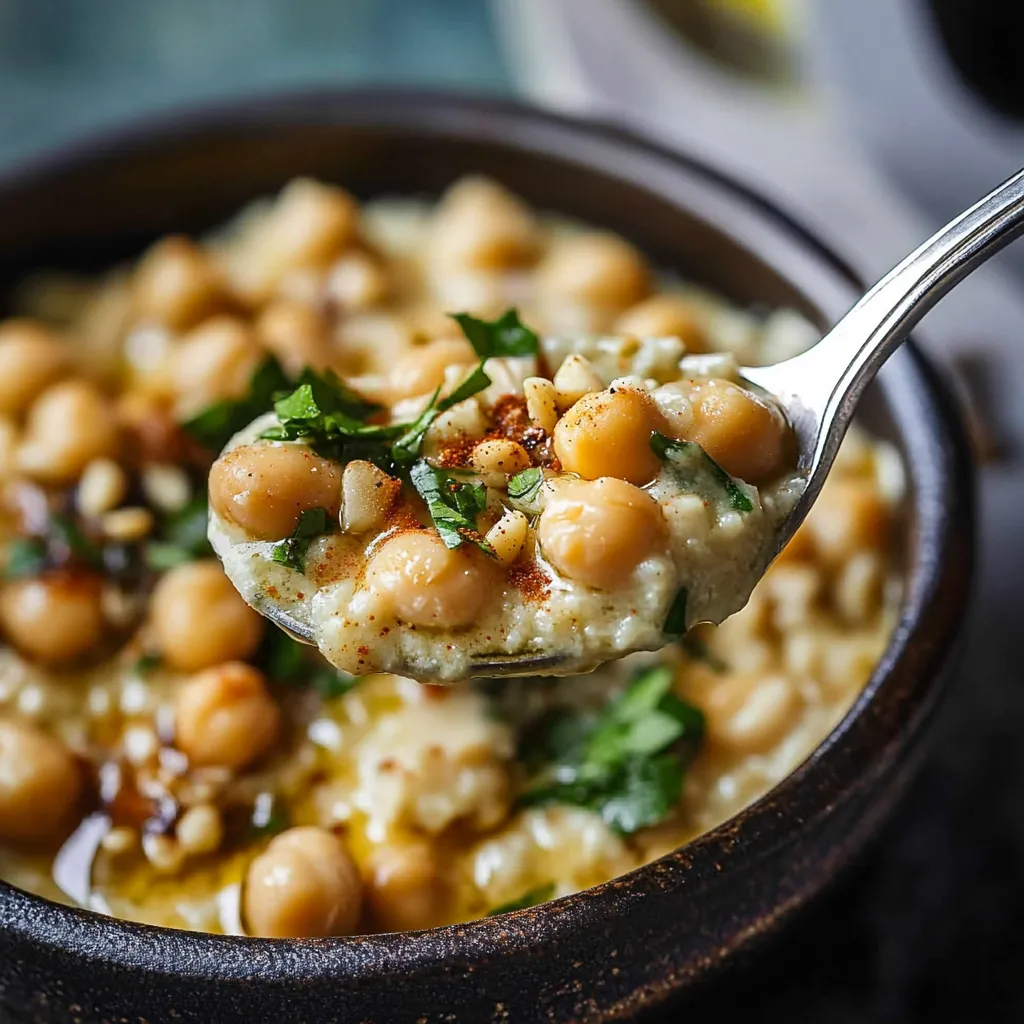 Musabaha - Pois Chiches Hyper Crémeux au Tahini, Version Authentique