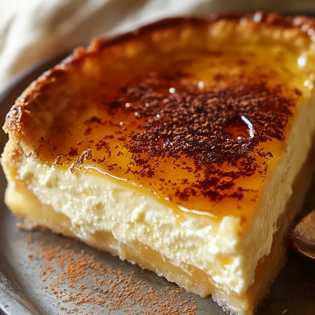 Tarte Grecque légère au Miel et Fromage sans Croûte