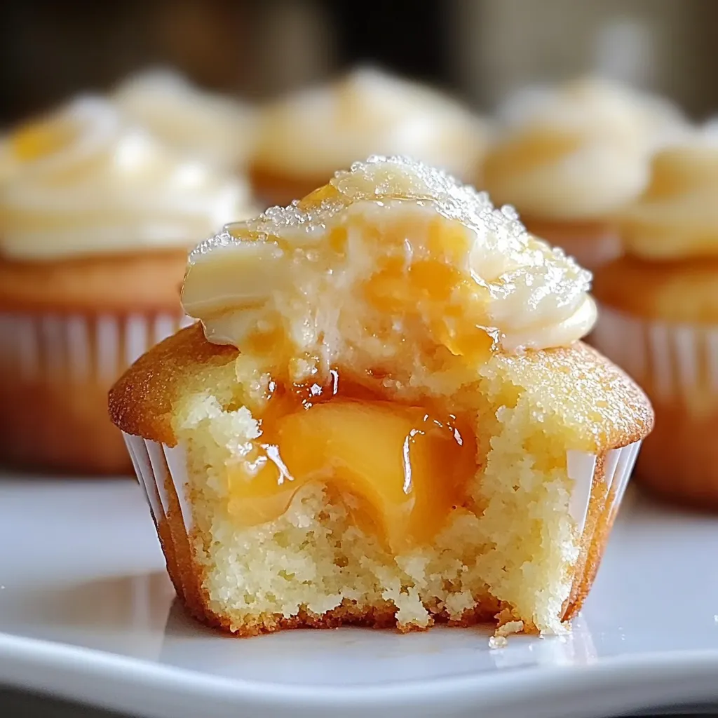 cupcakes extra moelleux miel pêche