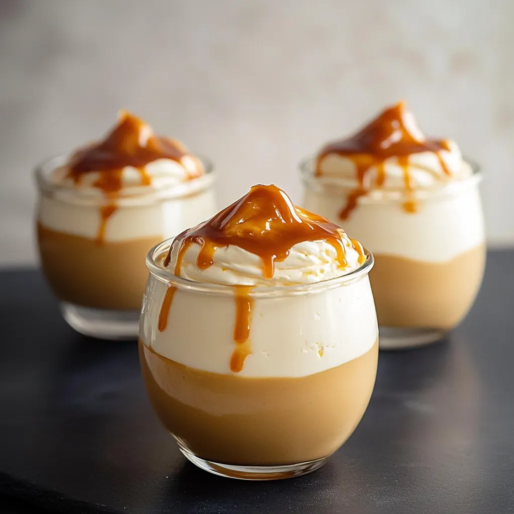 Savourez une mousse au dulce de leche irrésistible