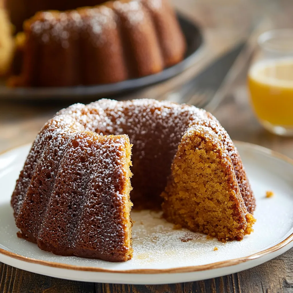 Un gâteau ultra gourmand sans gluten, nappé de miel et d’épices réconfortantes