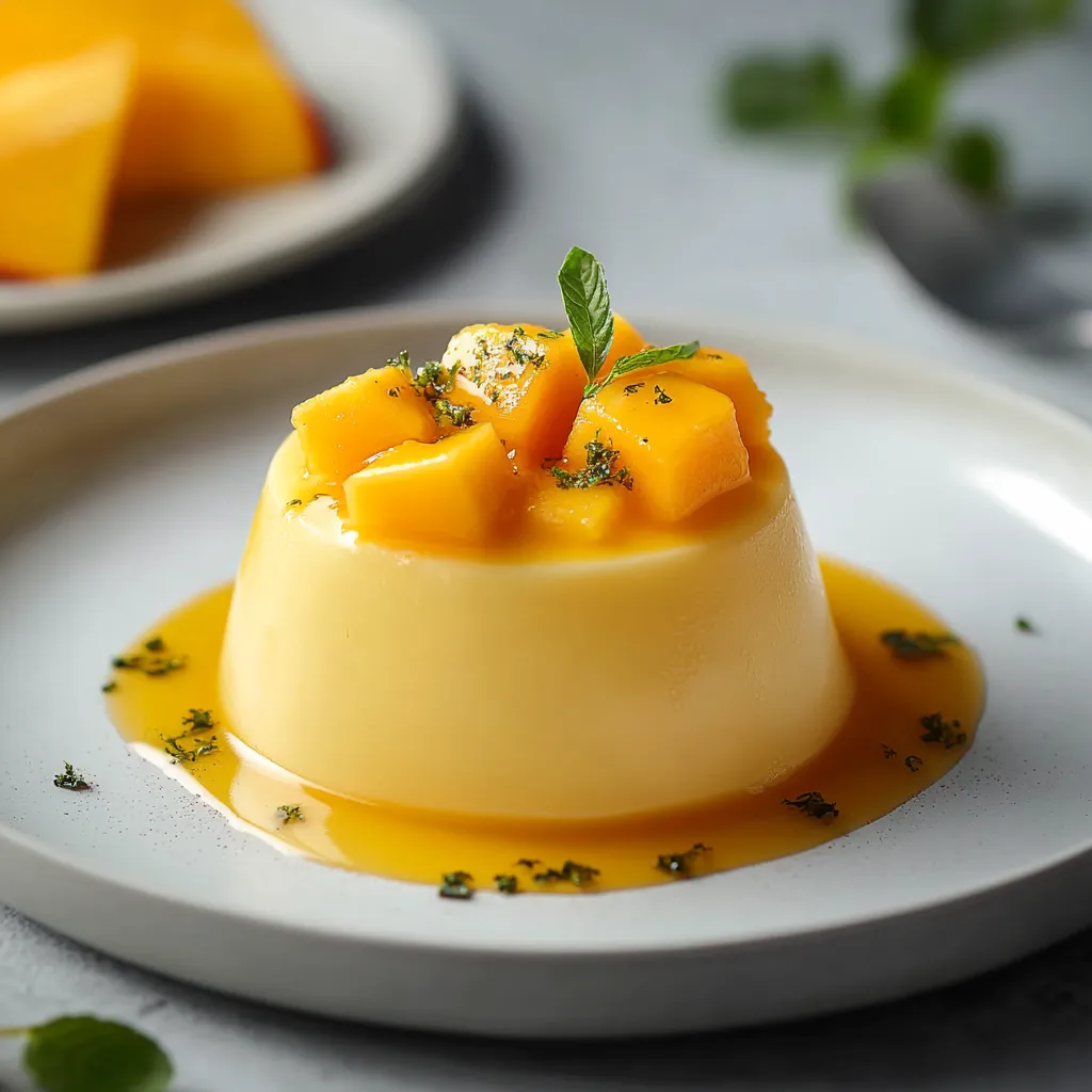 Un dessert italien revisité et fondant, avec la douceur de la coco et la saveur mangue