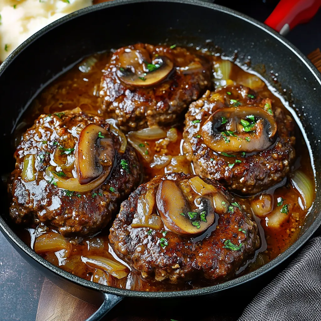 Steaks mijotés super réconfortants
