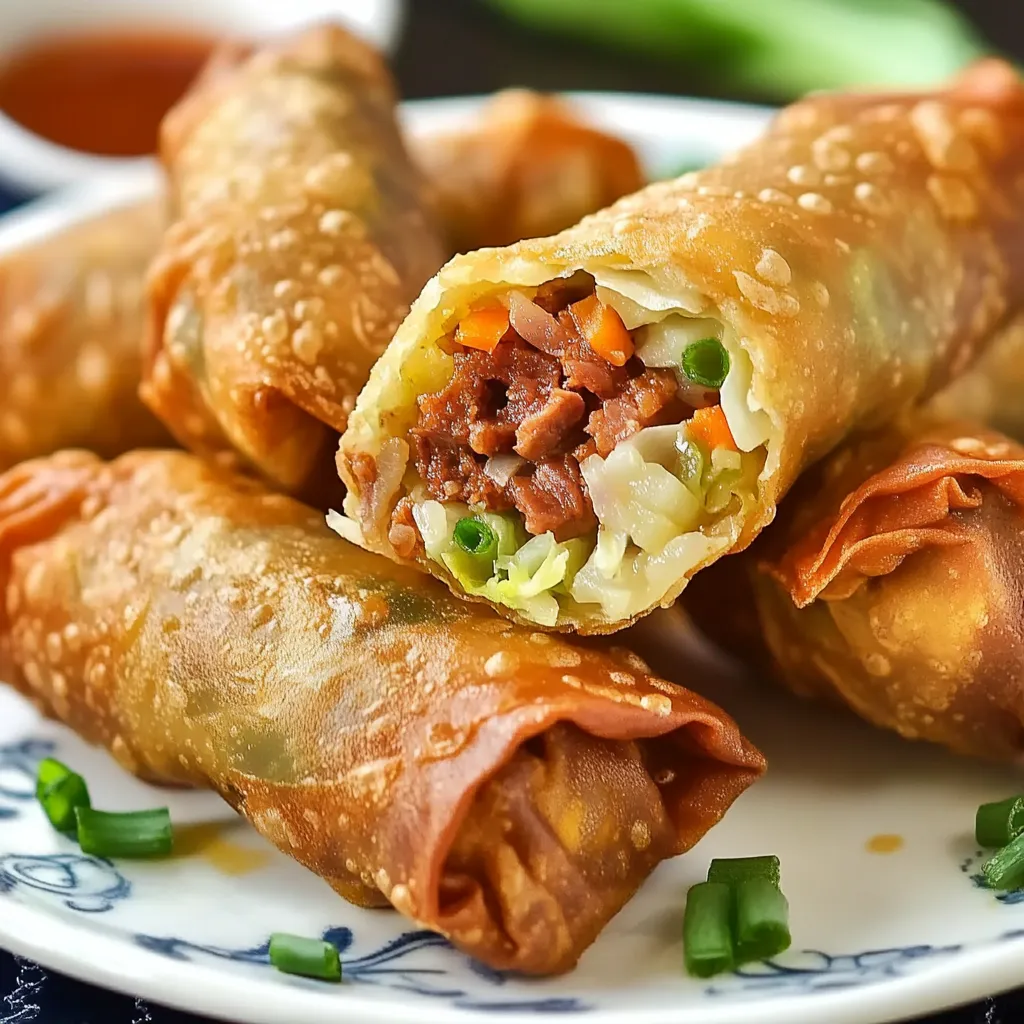 Délicieux rouleaux croustillants façon irlandaise corned beef et légumes