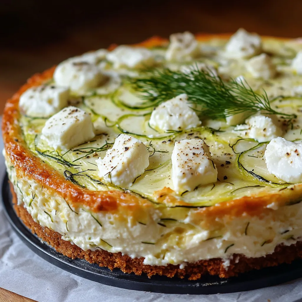 Gâteau courgette ricotta au chèvre fondant
