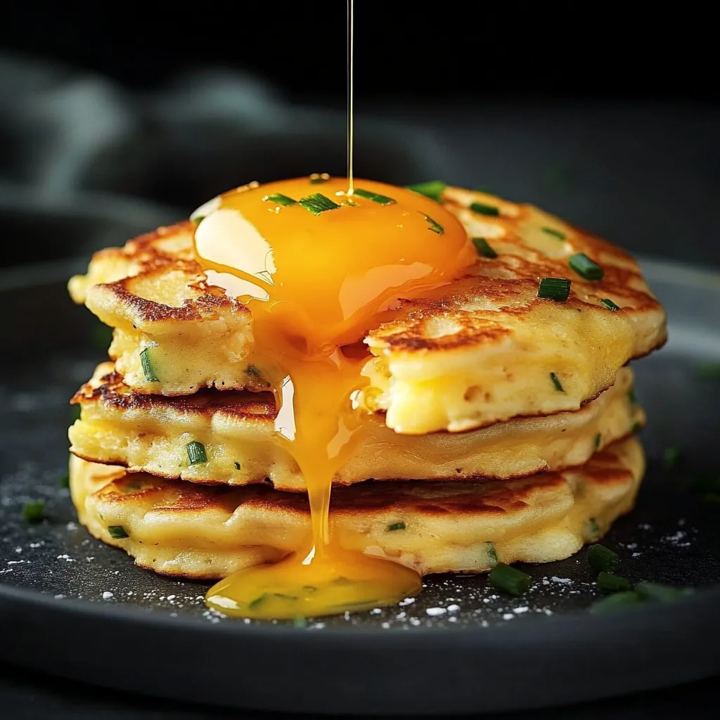 Savoureux pancakes fromage