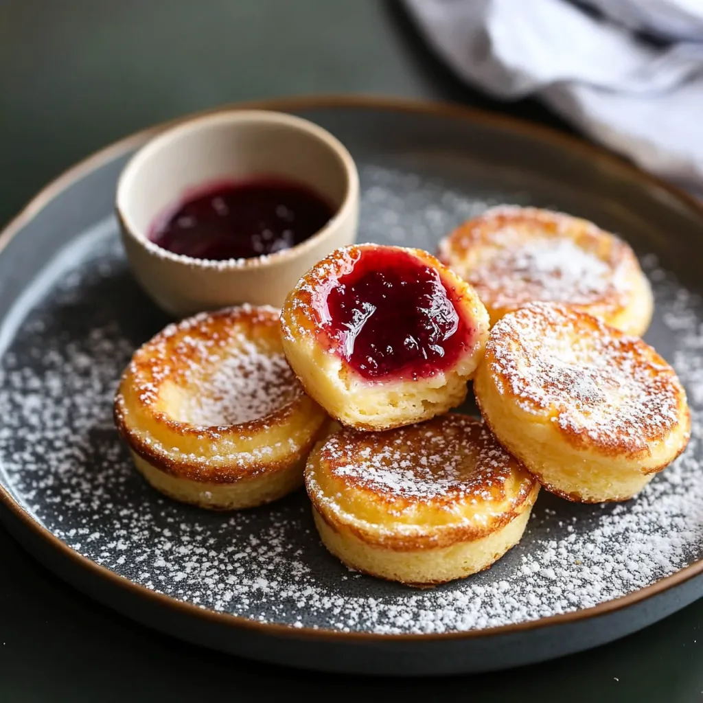 Pancakes légers et dorés au four