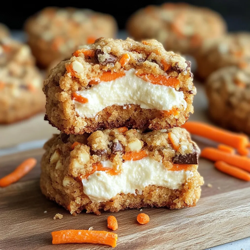 Cookies Carotte Généreux au Fromage