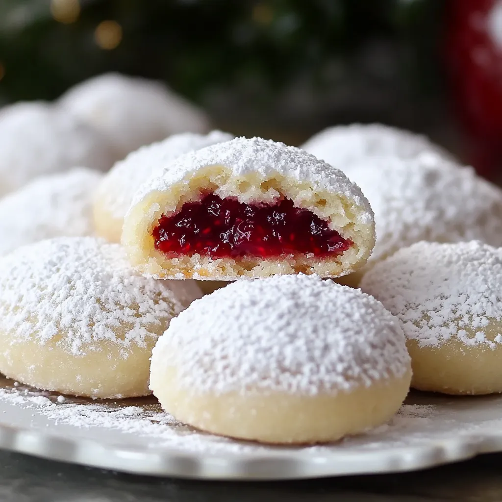 Petits biscuits ultra gourmands amandes et framboises