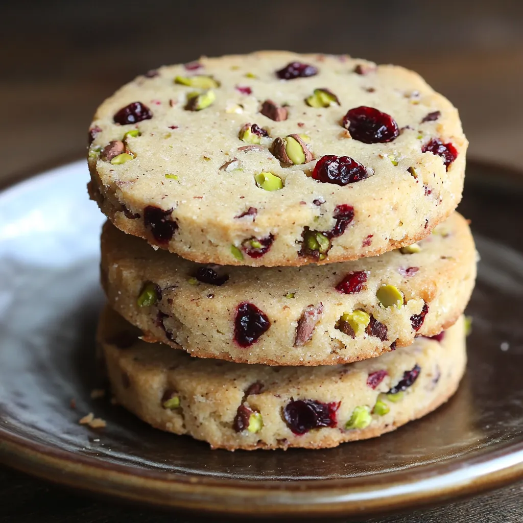 Biscuits pistache et canneberge faciles à faire