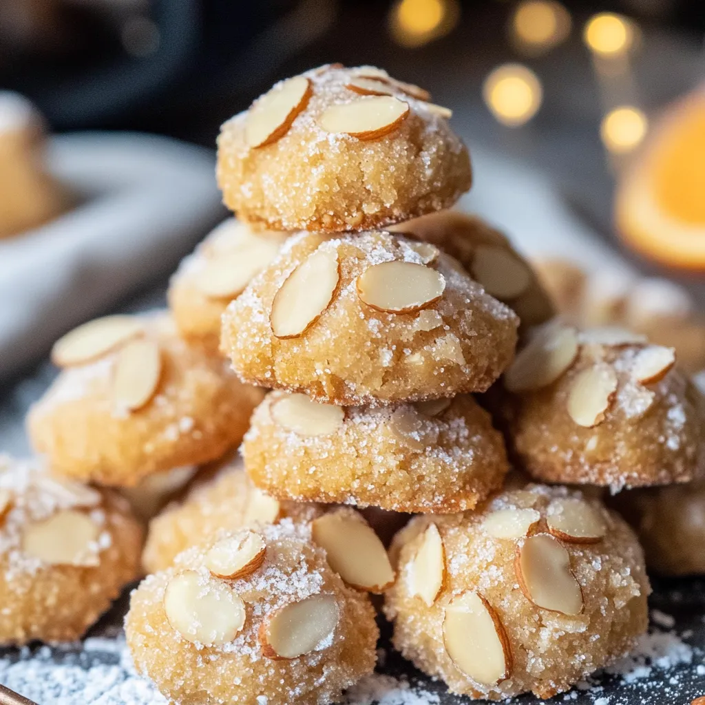 Gourmands Ricciarelli italiens moelleux