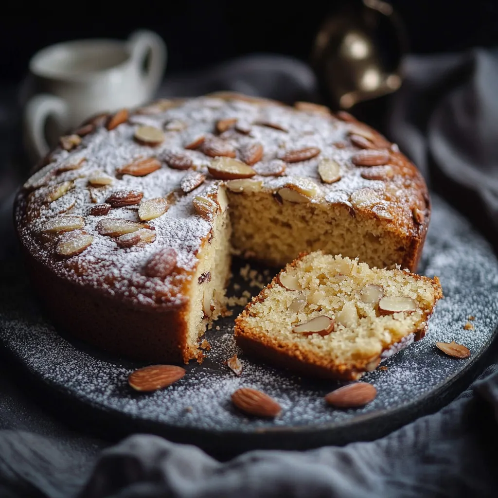 Gâteau amande cardamome maison