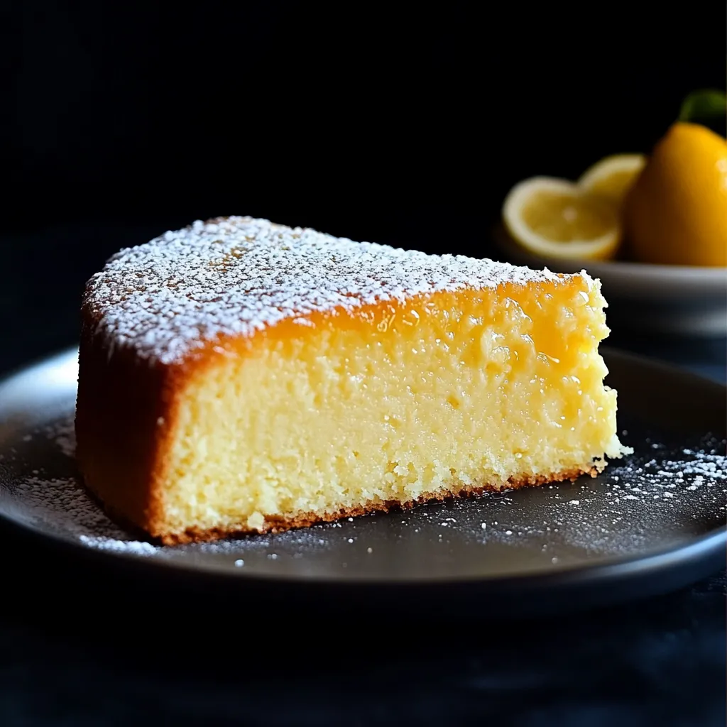 Gâteau léger ricotta limoncello, tout frais
