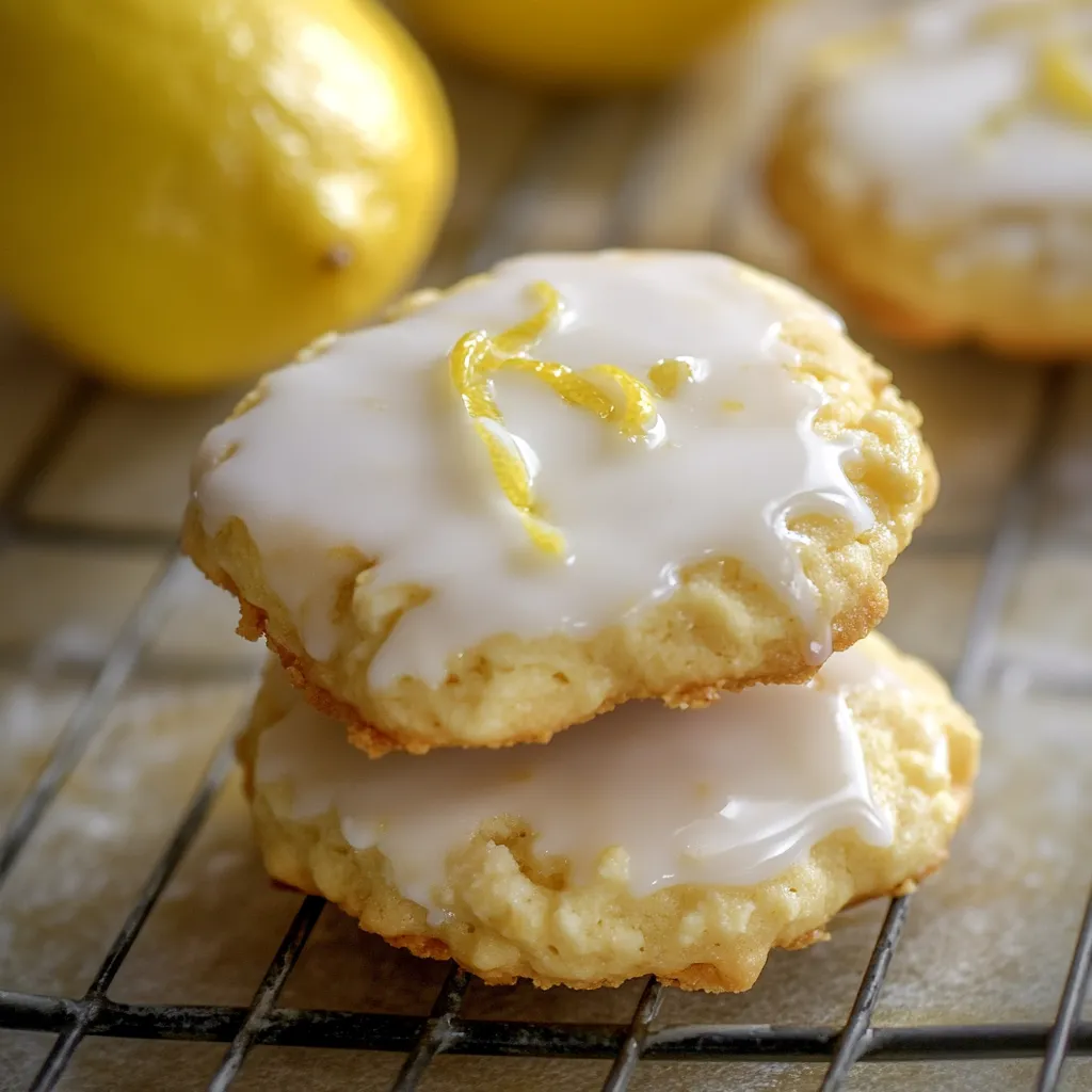 Cookies citron ricotta super moelleux