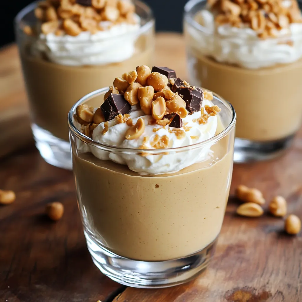 Mousse légère cacahuète