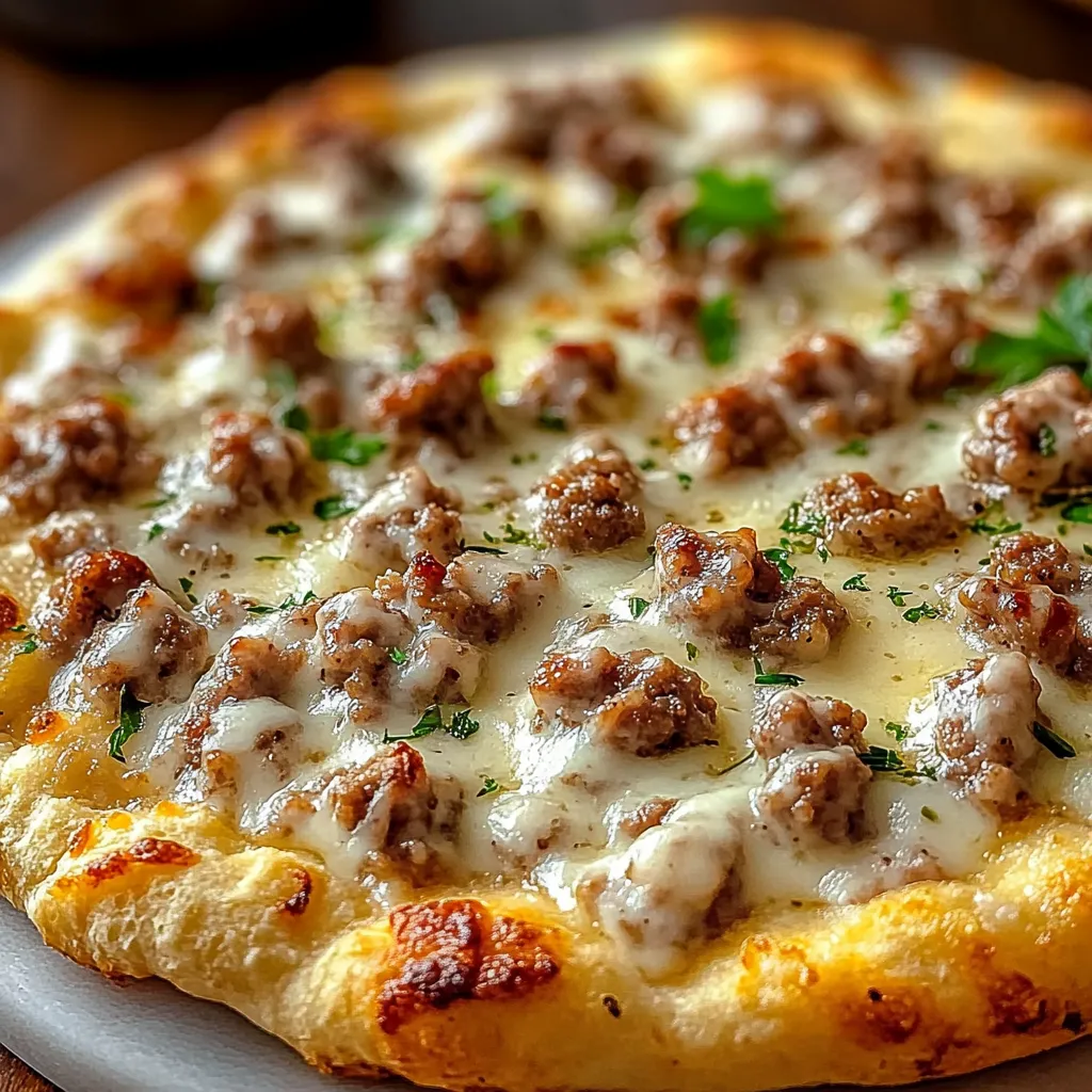 Pizza matinale extra gourmande à partager