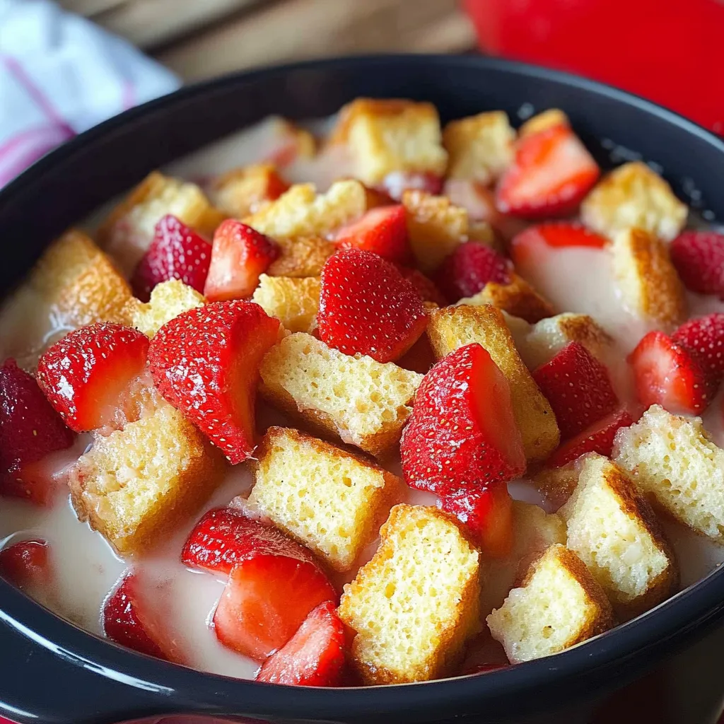Délice moelleux aux fraises