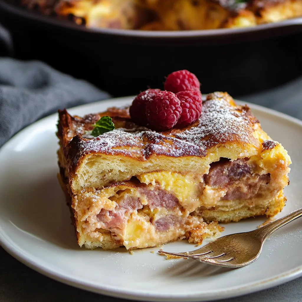 Une parfaite casserole Monte Cristo à préparer