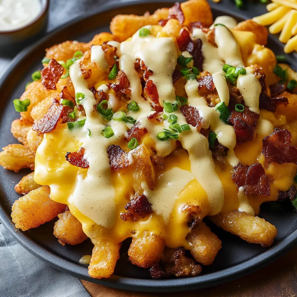 Poutine du matin sauce hollandaise ultra gourmande