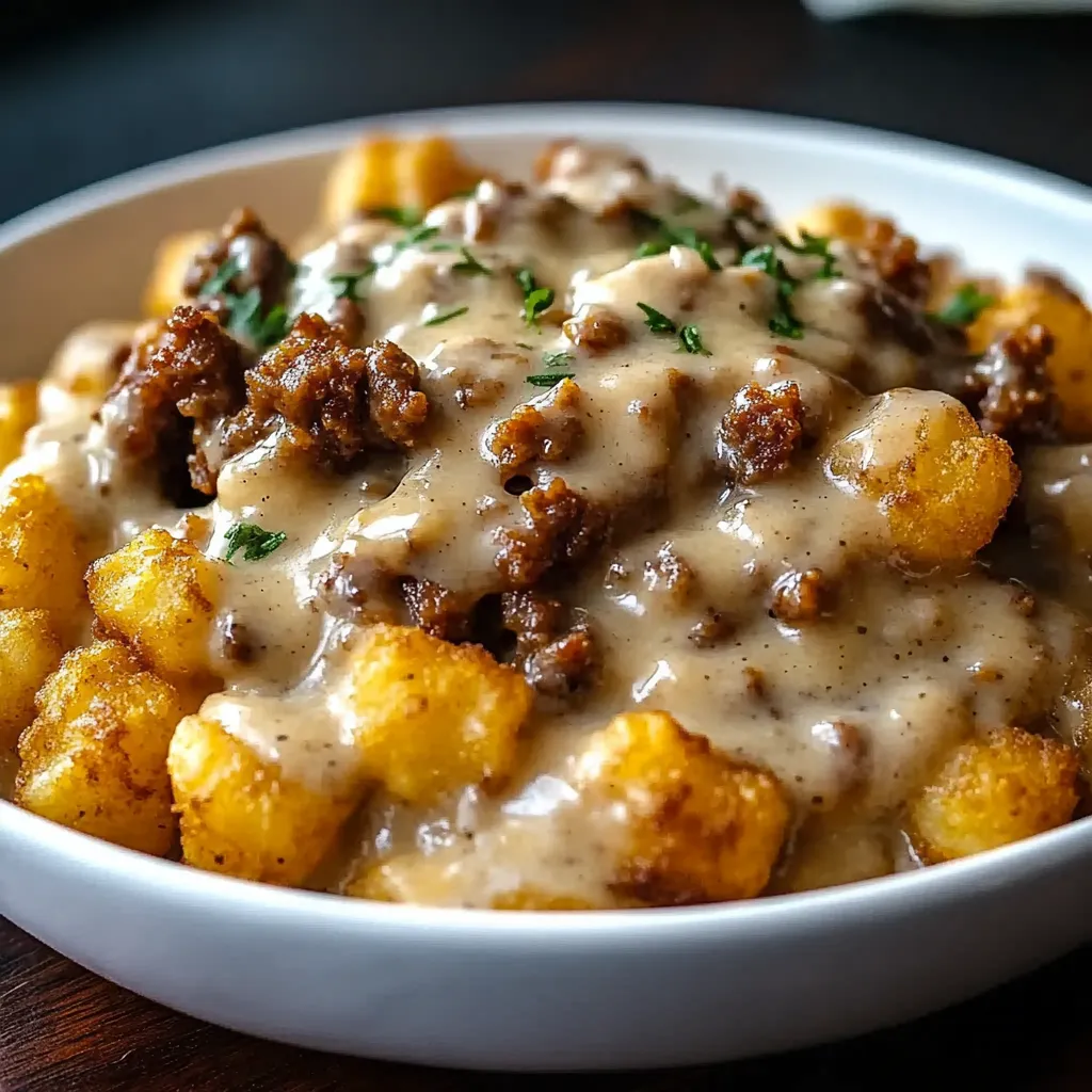 Délicieux bol tater gravy