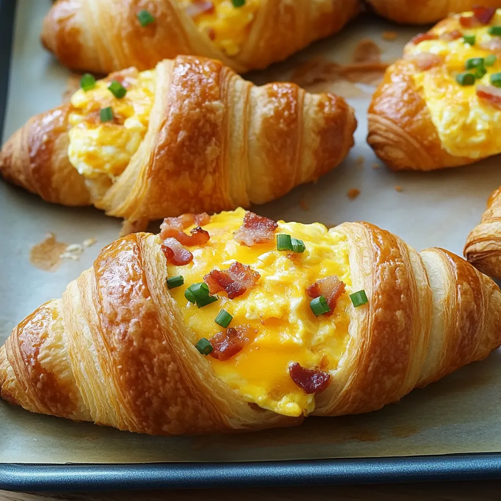 Des croissants garnis qui font envie
