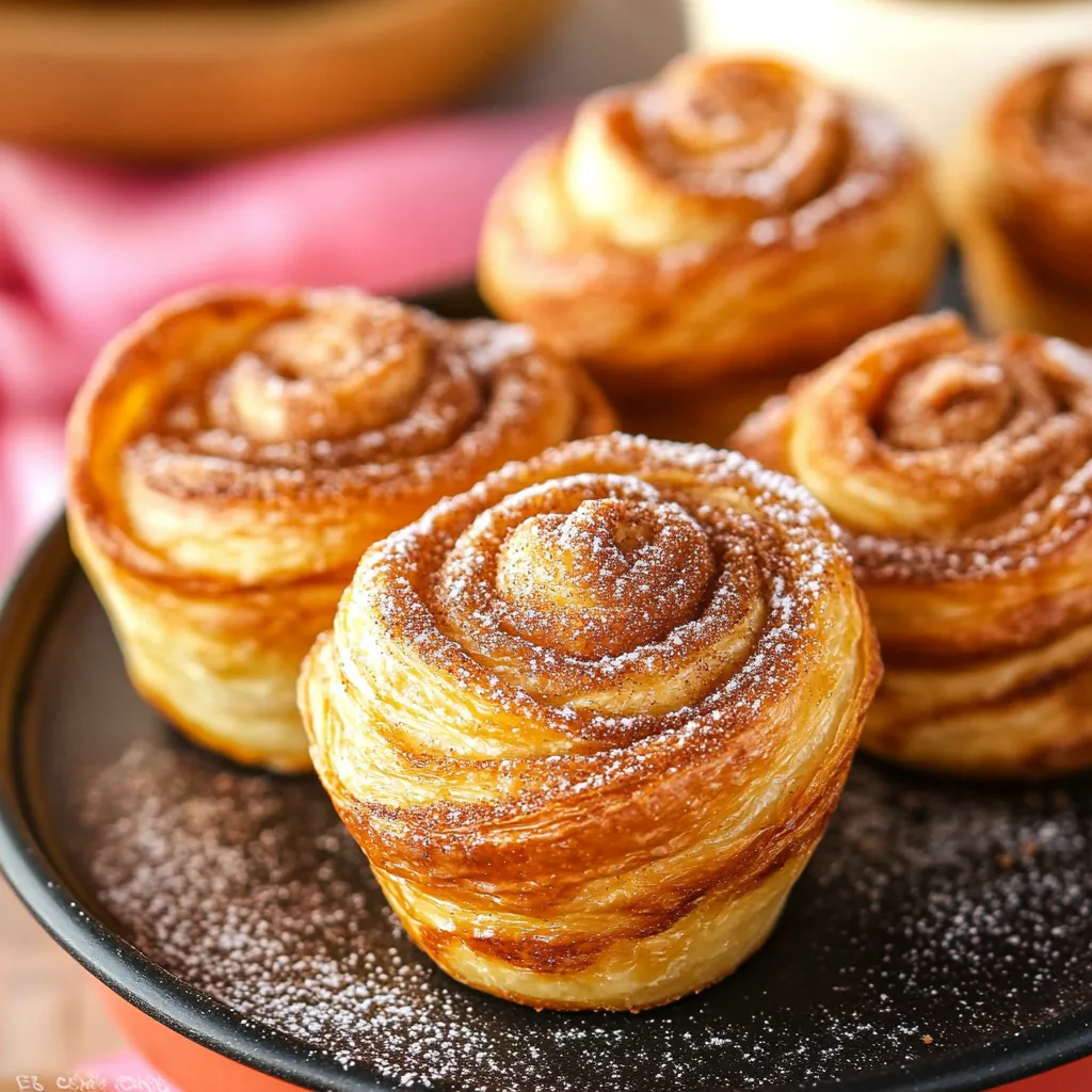 Craquez pour les cruffins à la cannelle tout dorés