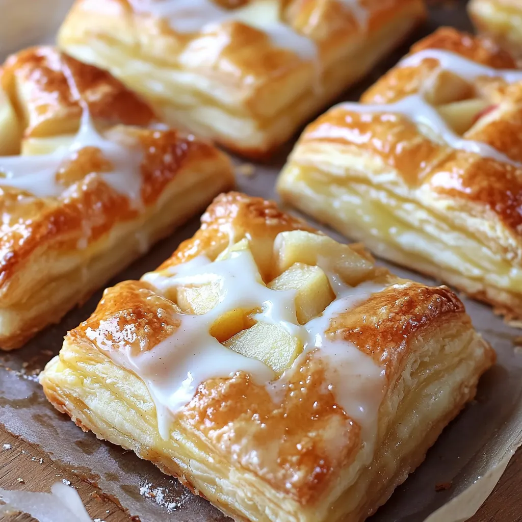 Gourmands feuilletés pommes fromage