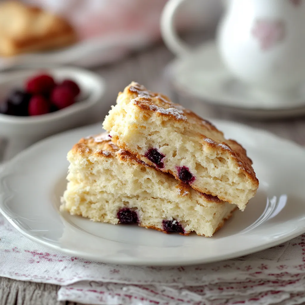 Des scones aériens tout dorés grâce au beurre froid et au pliage astucieux