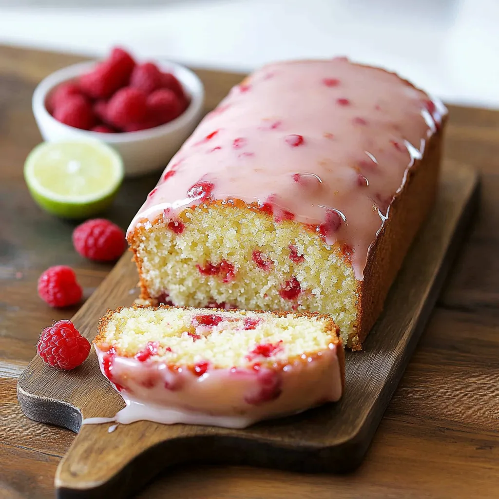 Moelleux citron et framboise
