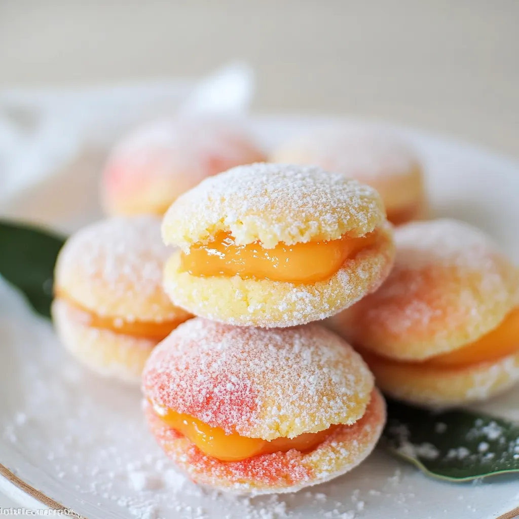 Gâteau pêche façon italien ultra gourmand