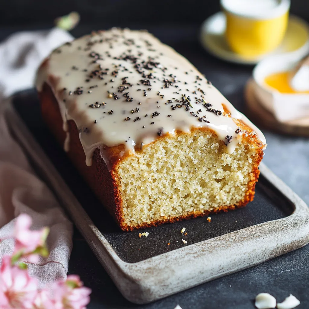 Réalisez facilement un cake ultra tendre au Earl Grey et à l’orange