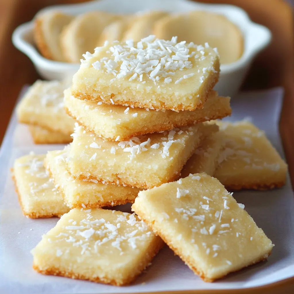 Délicieux sablés noix de coco