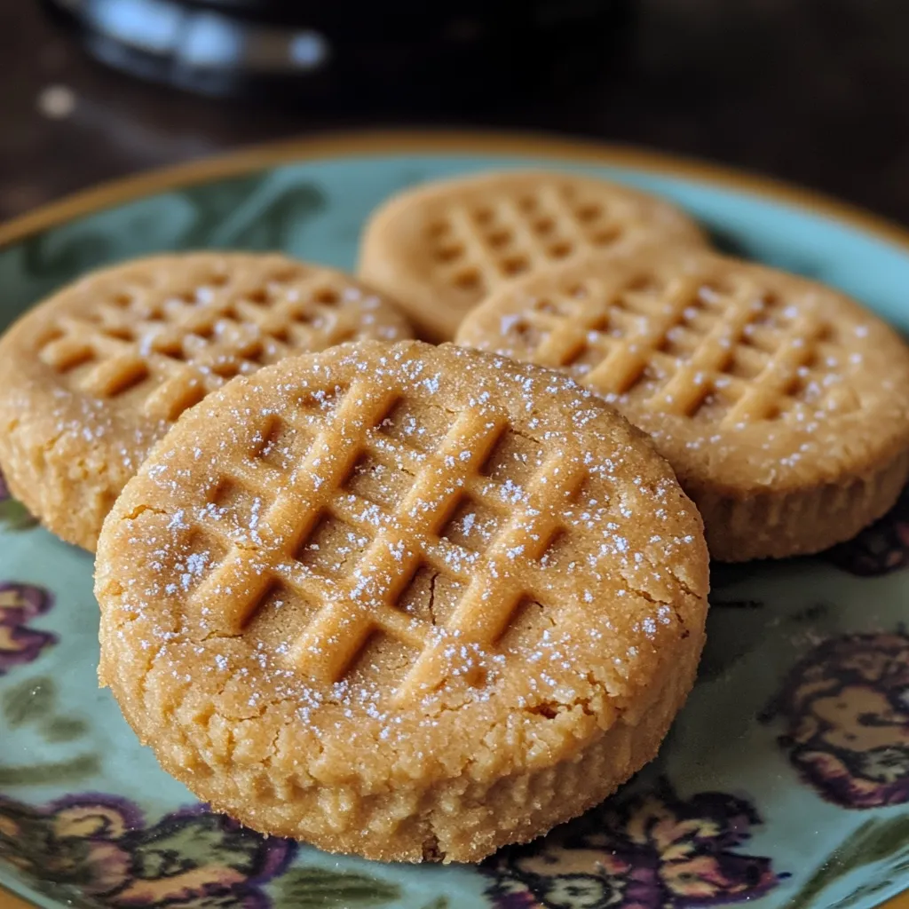 Biscuits beurre cacahuète et miel