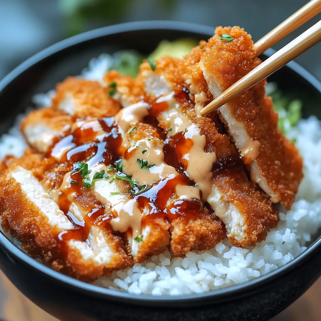 Katsu japonais croustillant et sauce tonkatsu