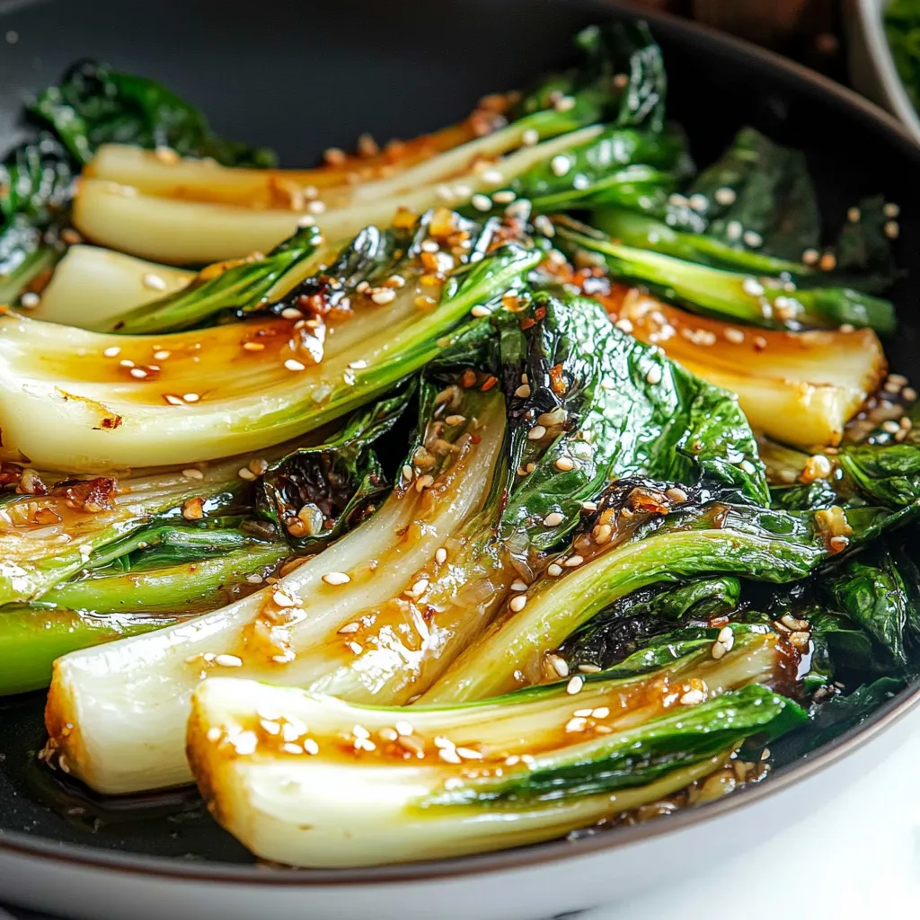 Bok choy ail tendre