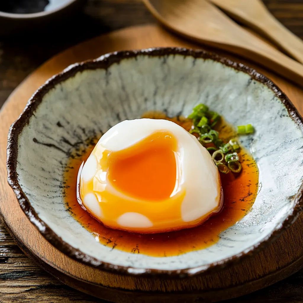 Œufs Onsen et sauce dashi maison