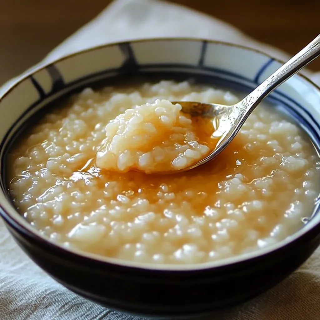 Bol de riz japonais au miel et gingembre
