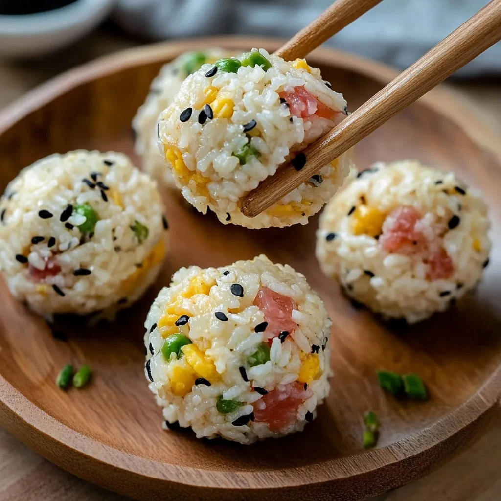 Boulettes légères riz spam