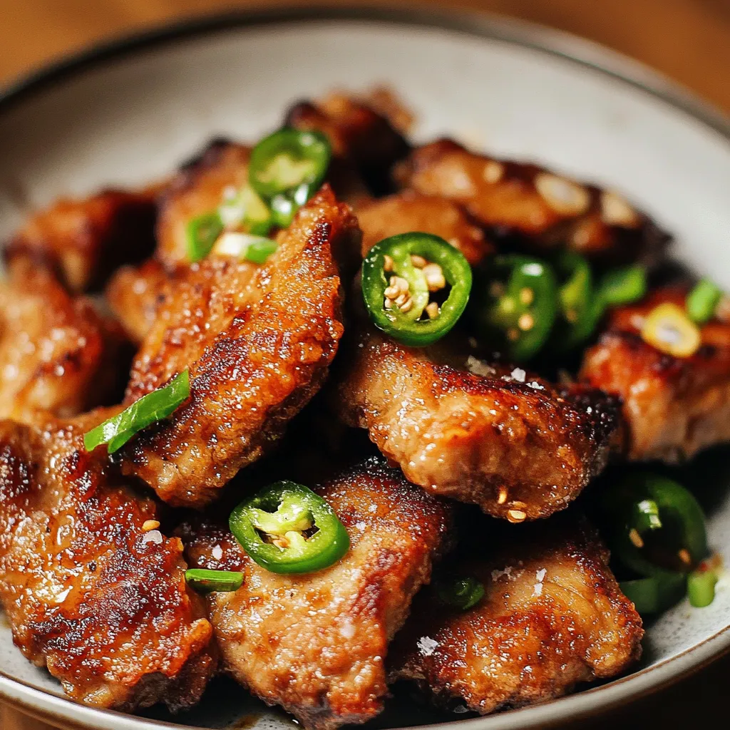 Porc croustillant sel et poivre