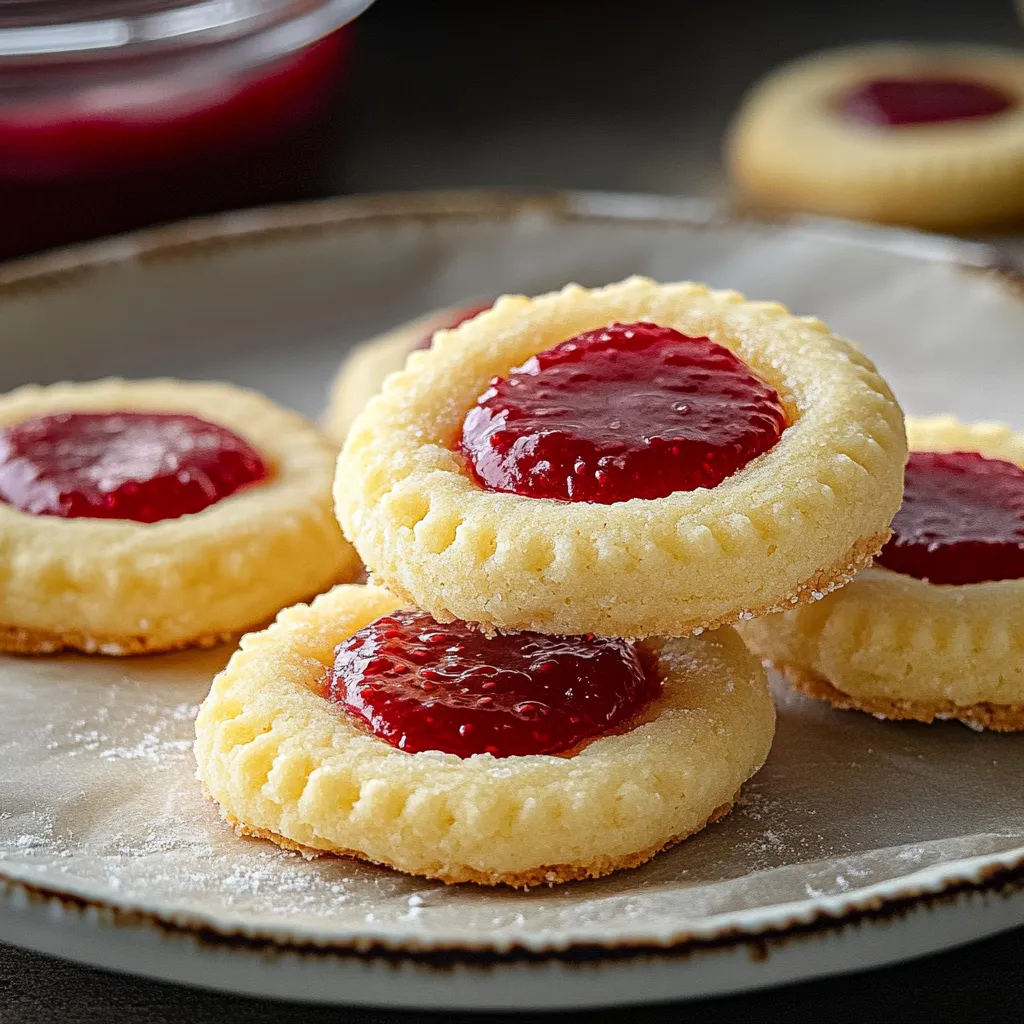 Petits biscuits citron cœur framboise tout doux